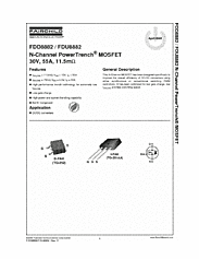 DataSheet FDD8882 pdf
